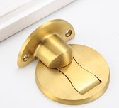 Magnetische Deurstopper RVS - Goud - Deurstoppers - Deurbescherming - Deur Stopper - Voor Binnen - Magnetisch - Roestvrij Staal