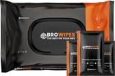 Broducts | BROWIPES™ | COMBI PACK | Vochtig Toiletpapier voor mannen | 1 x 40 stuks + 24 los-verpakte doorspoelbare wipes