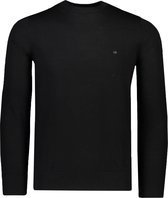 Calvin Klein Sweater Zwart Aansluitend - Maat XS - Heren - Lente/Zomer Collectie - Katoen;Zijde