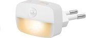 Peerlights Plug-in Night Light avec détecteur de mouvement - Lumière chaude - Socket Light - Lumière LED - Avec fonctions de gradation - Fonctionne sur secteur