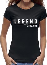 40 jaar verjaardag t-shirt vrouwen / kado cadeau tip / dames maat M / Legend 1983