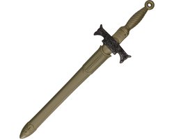 Henbrandt Ridder zwaard - verkleed speelgoed - zilvergrijs - 66 cm - kunststof