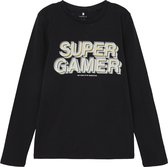 NAME IT NKMBELOM LS SLIM TOP Jongens T-shirt - Maat 116