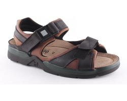 Mephisto - SHARK FIT SANDALCALF - Heren sandalen - Kleur: Bruin - Maat: 43