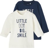 name it NBMBIRGER 2P LS TOP Jongens T-shirt - Maat 56