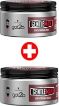 Schwarzkopf got2b Gentleman haarwax -2 x 100ml - 2 stuks