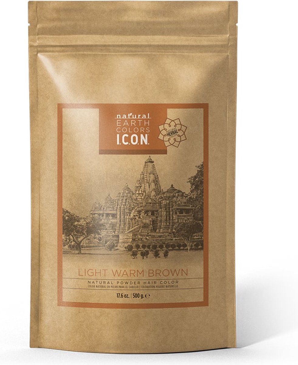 Icon HENNA Natural Earth Colors Light Warm Brown 500g