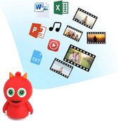 Rode Alien USB Stick - Pendrive - Flash Drive - USB Geheugen - 16 GB