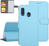 Samsung Galaxy A40 Blauw bookcase hoesje