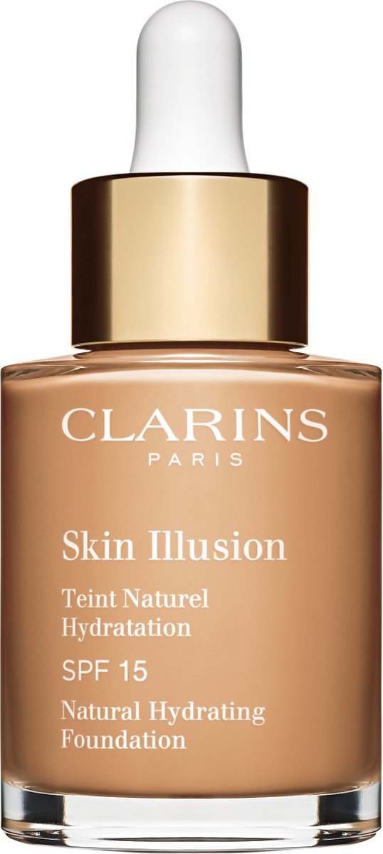 Goedkoopste Clarins Skin Illusion Teint Naturel Hydratation - SPF 15 - Foundation - 111 Auburn - 30 ml