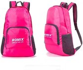 Romix Portable storage backpack pink