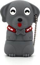 Grijs Hond USB Stick - Pendrive - Flash Drive - USB Geheugen - 16 GB