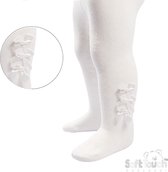 Soft Touch - Baby Maillot met 3 Strikjes - Crème - Mt 6-12 mnd