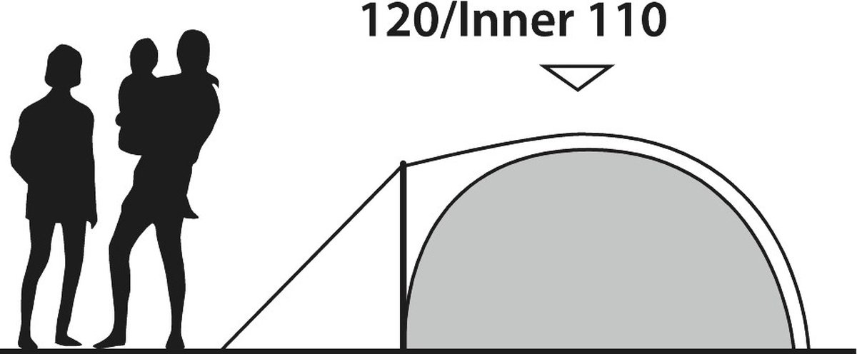 Outwell Cloud 2 Koepeltent 2022 - Trekking Koepel Tent 2-persoons