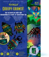 Box Candiy: Totally Creepy Crawly - 3D SCRATCH KAARTEN INSECTEN, in geschenkdoos 4x17x23cm, 6+
