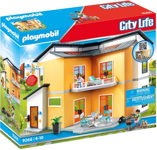 Playmobil 9266 + 6554 + 6554 + 6555 - Maison Moderne