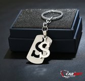 Sleutelhanger Letter S - Cadeau - gift - Naamsleutelhanger