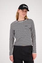 Raizzed  Katoenen Gestreept  Shirt/T-Shirt - Haily - Zwart/Wit - Maat M