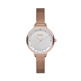 Lee Cooper LC06717.430 - Horloge - Analoog - Dames - Vrouwen - Milanese band - Rosékleurig