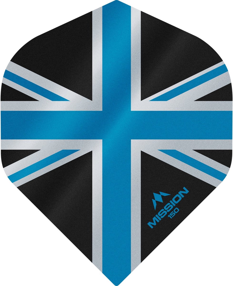 Mission Alliance 150 Black & Blue NO2 - Dart Flights