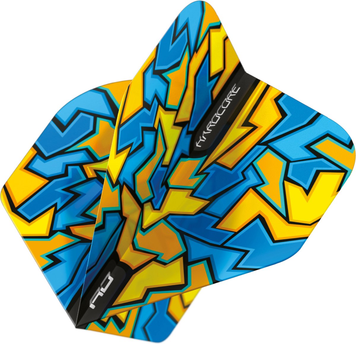 Red Dragon Hardcore Radical Blue Crackle - Dart Flights