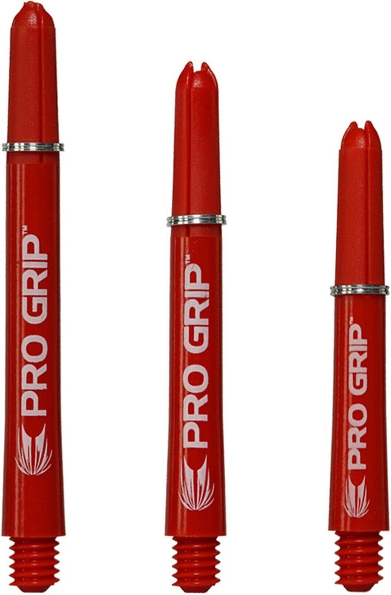Target Pro Grip Dartshafts - Rood - Short - (1 Set)