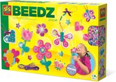 SES Beedz - Strijkkralen met legborden - grondplaten, 2100 strijkkralen en strijkvel - Bloemenliefde met parfum en glitters - PVC vrij