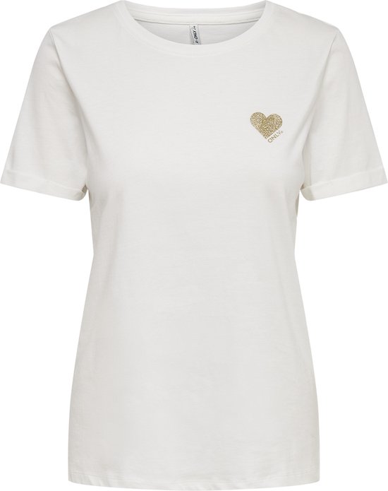 ONLY ONLKITA S/ S LOGO TOP NOOS T-Shirt Femme - Taille XS