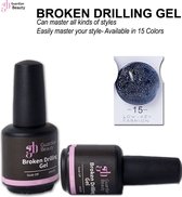Gellak - Broken Drilling Gel #15 | Nagellak Gel | Glitter Gel | Nail Polish Gel