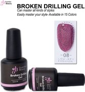 Gellak - Broken Drilling Gel #08 | Nagellak Gel | Glitter Gel | Nail Polish Gel