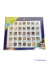 Edelstenen - 35 verschillende soorten Edelstenen - Giftpack - Verzameling kleine Edelstenen