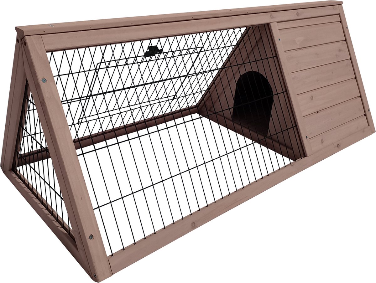 Duvo+ woodland konijnenhok tristan 1 forest s – 110x50x41cm taupe + gratis 100ml drinkfles Duvo+ woodland konijnenhok tristan 1 forest s – 110x50x41cm taupe + gratis 100ml drinkfles