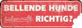 D&d waarschuwingsbord general 3 de 40x13x0,3cm rood