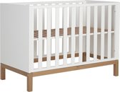 Quax Hip - Bed / Ledikant - 60x120cm - Wit - Naturel