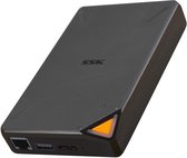 SSK Draagbare externe draadloze NAS-harde schijf 2TB Personal Cloud Smart Storage met eigen wifi-hotspot, automatische back-up, draadloze toegang op telefoon / tablet / laptop