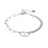 Michelle Bijoux armband goodlife 2 schakels Silver JE13856SS