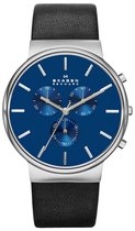 Skagen SKW6105 - Horloge - 40 mm - Leer - Zwart