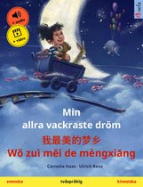 Sefa bilderböcker på två språk - Min allra vackraste dröm – 我最美的梦乡 Wǒ zuì měi de mèngxiāng (svenska – kinesiska)