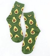 Avocado Sokken-Groen-One size-Uni sex-Cadeau-Sokken-Socks-Happy-Happy Socks