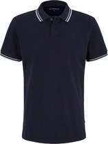 TOM TAILOR overdyed polo Heren Poloshirt - Maat XL