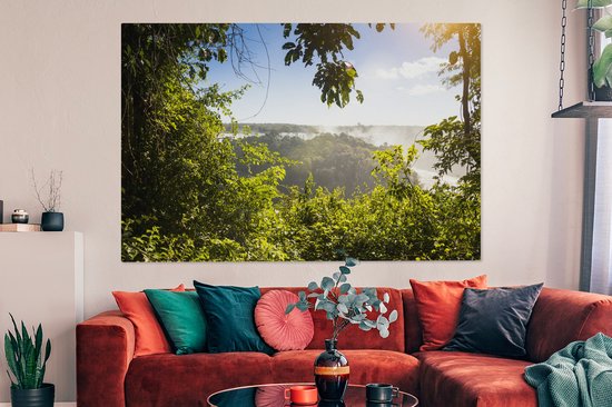 Tableau sur toile Iguazu, Argentine - 180x120 cm - Décoration murale XXL