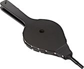 Perel Zwarte Blaasbalg - 60 X 20 Cm – Haard/BBQ - Kunstleer