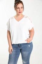 Paprika Dames T-shirt met kant - Outdoorblouse - Maat 52
