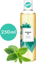 Aroma-massageolie voor ontspannende massages | erotische massageolie | verkoelend met muntaroma | 250 ml