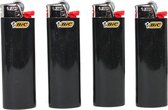BIC Maxi J26 Aansteker / Aanstekers - Lighter - Zwart (4 stuks)