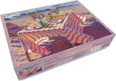 Bekking & Blitz - Puzzel - 1.000 stukjes - Kunst - Badend in de zon - zomer - strand - gedekte tafel - Juane Xue