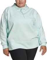 adidas - Studio Hoodie (Plus Size) - Mintgroene Hoodie-50 - 52