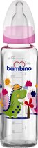 Bambino Roze 225 ml Glazen Fles B014 -