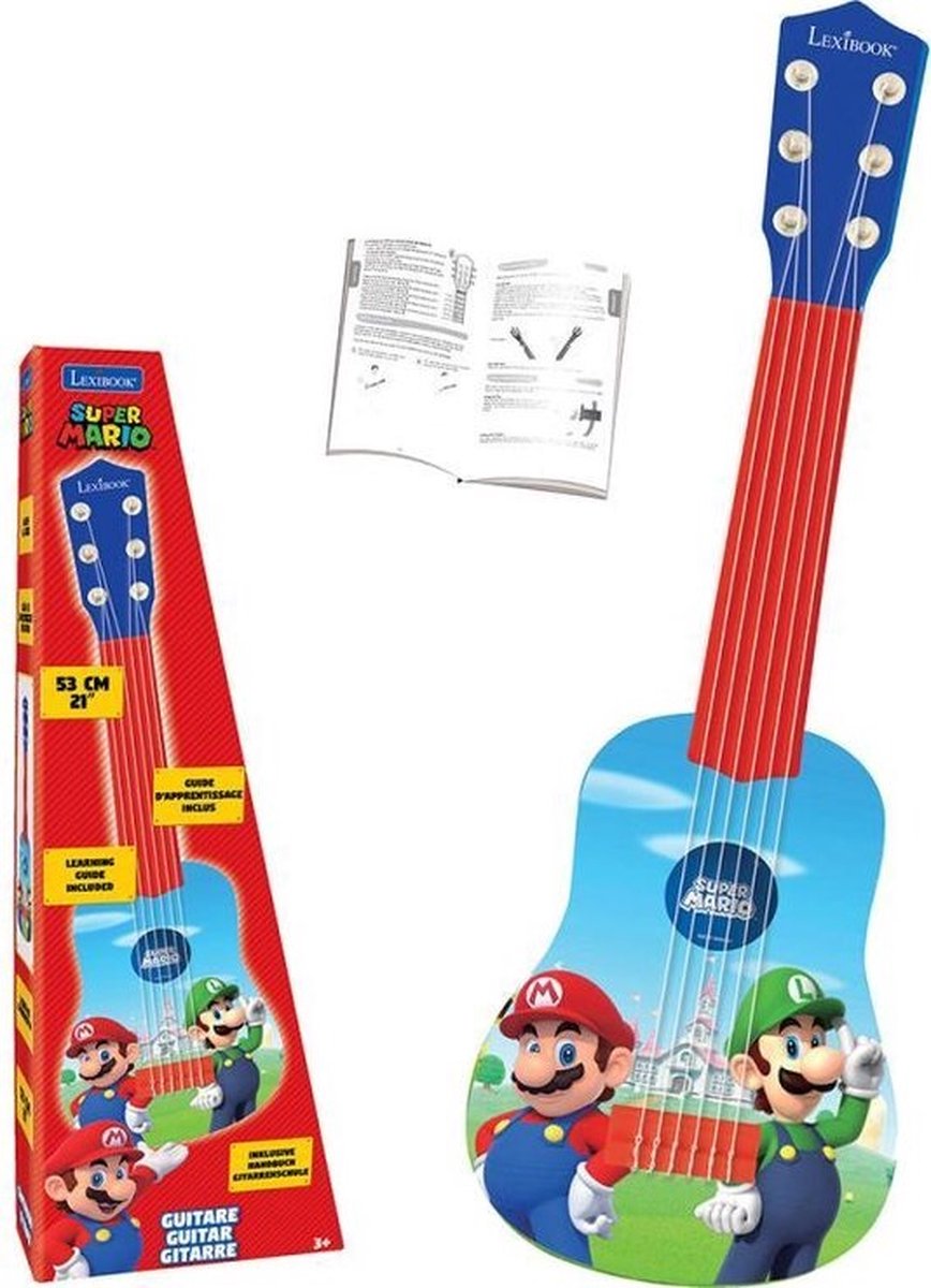 Nintendo Super mario | mijn eerste gitaar | incl instructies voor het spelen van gitaar