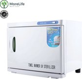 MoreLife UV Sterilisator - UV-sterilisator  - 23 L Desinfectie kast - Elektrische Handdoek Verwarming - Sterilisatiekast -